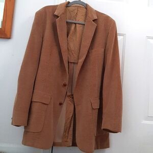 Vintage Gino Paoli Corduroy Men Blazer Jacket size 42 L